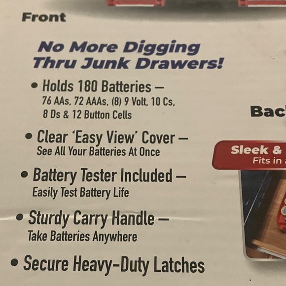 Storage System - Red - Picture 7 of 10